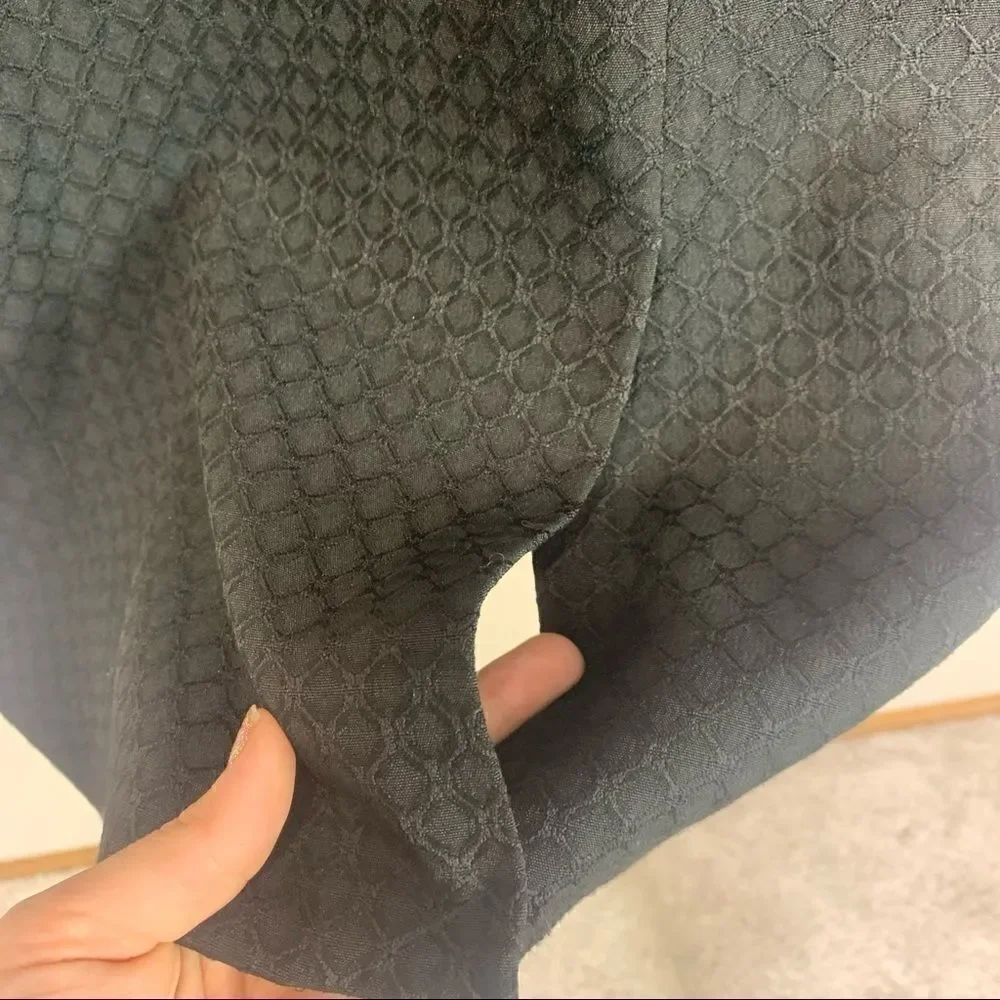 Banana republic black blazer jacket satin texture